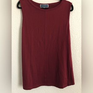 Karen Scott! Maroon Tank Top Sz XL